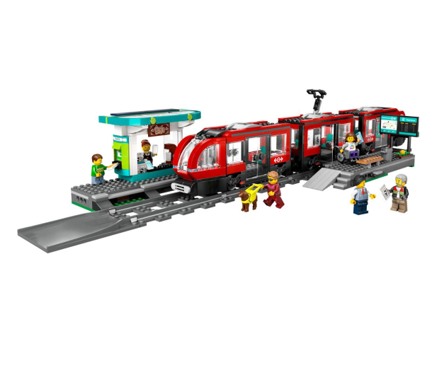 LEGO City 60423 Tramwaj miejski ze stacją - 1266140 - zdjęcie 3